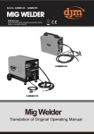 DJMMIG130 Manual - No-Gas MIG Welding System