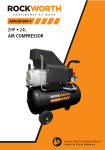 Rockworth AO630/308-1 Air Compressor Instruction Manual