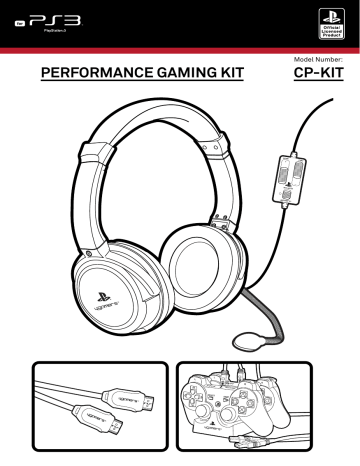 4Gamers CP-KIT Benutzerhandbuch - PS3 Gaming Headset, HDMI Kabel & Ladestation | Manualzz