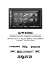 Axxera AVM700Ui Installation &amp; Owner's Manual - Dual AV