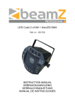 Beamz professional 153.700 Instruction Manual