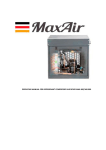 Maxair MAX-11.000 Operating Manual -  Refrigerant Compressed Air Dryer