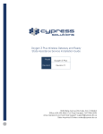 Oxygen 3 Plus Installation Manual - Cypress