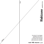 Viabizzuno net 48 muro Installation Instructions