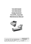 PFU Limited fi-614PR Maintenance Manual