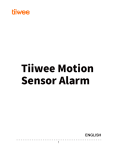 Tiiwee Motion Sensor Alarm Benutzerhandbuch