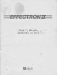 Effectron II ADM 256, ADM 1024 | AI Chat &amp; PDF Access