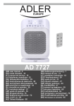 AD 7727 Convector Heater Manual Utilizare + AI Chat