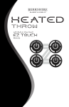 Berkshire HLT1-GJT-F Heated Throw Manual + AI Chat