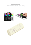 AUTLED LILC012004 LED RF WiFi Controller 4 Kan&auml;le - Empf&auml;nger Handbuch