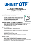 UNINET DTF Select Film Application Instructions