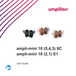 AMPLIFON AMPLI-MINI 10 2E1 User Guide