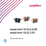 AMPLIFON AMPLI-MINI 10 2E1 Benutzerhandbuch