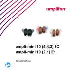 AMPLIFON AMPLI-MINI 10 1E1 Manuale