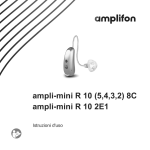 AMPLIFON AMPLI-MINI R 10 2E1 Manuale d'uso