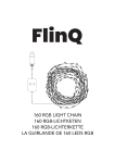 FlinQ 160 LED Slimme RGB Lichtketting Bedienungsanleitung