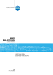 MACO Rail Systems L&amp;S Veka Slide Installation Instructions