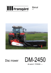 Fransgard DM-2450 Owner's Manual