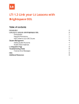 ADInstruments Instructor&rsquo;s Guide to Linking Lt Lessons - Manual