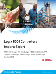 FactoryTalk Logix 5000 Controllers Import/Export Reference Manual