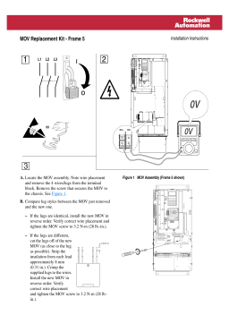 Allen-Bradley MOV Installation Instructions - Download & View Online