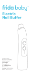 Frida Baby 100001305 Electric Nail Buffer Manual