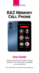 RAZ Memory Cell Phone User Guide - Simple, Senior-Friendly Mobile