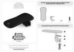 Connect IT CFH-3010-BK ArmRest Basic Healyh Použ&iacute;vateľsk&aacute; pr&iacute;ručka