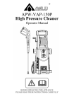 ANLU APW-VAP-150P High Pressure Cleaner: AI Chat &amp; PDF