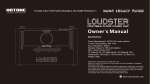 HOTONE Loudster Manual - User Guide