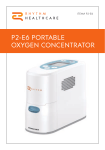 RHYTHM P2-E6 Portable Oxygen Concentrator Manual - Download PDF