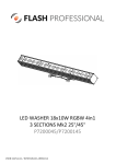 FLASH PROFESSIONAL LED Washer Instrukcja + AI Chat
