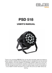 Elan Lighting PSD 518 User Manual | AI Chat &amp; PDF