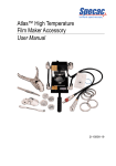 Specac Atlas High Temperature Film Maker Accessory User Manual