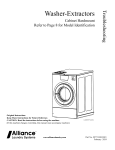 Unimac UST050N Stacked Washer-Extractor / Tumble Dryer Manual