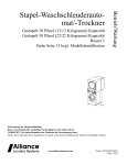 Unimac UST030E Stacked Washer-Extractor / Tumble Dryer Benutzerhandbuch