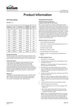Biotium CF® Dye Amine Labeling Kits Manual
