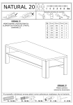 Lomado LA161-N-20-O Couchtisch Installation manual