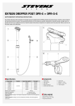 Stevens Oxygen Dropper Post DPR-S-E Manual