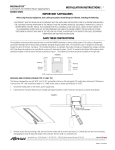 Kenall MAERS4 Installation Instructions