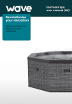 Wave Eco Foam Spa User Manual: Setup, Operation &amp; Maintenance