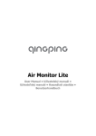 Qingping Air Monitor Lite User Manual: Setup &amp; Troubleshooting