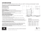 GTD48EASWWB Electric Dryer Manual: Features &amp; Installation