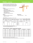 Copeland 2707253 R404A Balanced Port TX Valve BAES1 1/4SZ Technical Guide