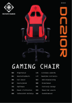 GAM-096-R User Manual - Deltaco Gaming Chair