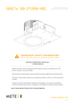 REV 8 PRIME Sloped Ceiling Adapter Installation Guide