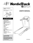 NordicTrack S20i User Manual: AI Chat &amp; PDF Access