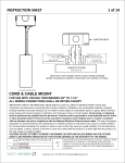 Kurt Versen NONI Cylinder Lighting Fixture Instructions