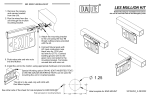 Dual Lite LES Mullion Kit Installation Guide