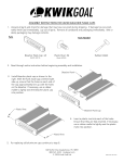 JZ290 Bleacher Plank Cap Assembly Instructions